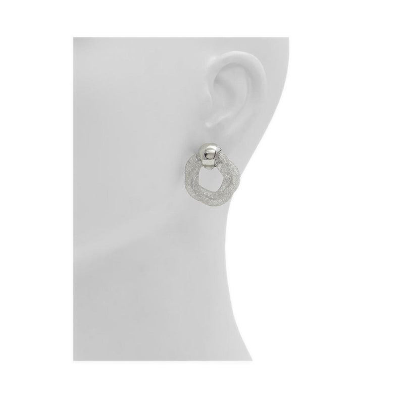 Varbako Earrings - Silver/Clear Multi
