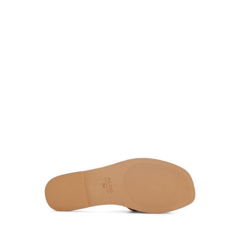ALDO ELENAA FLAT SANDALS - MEDIUM BROWN
