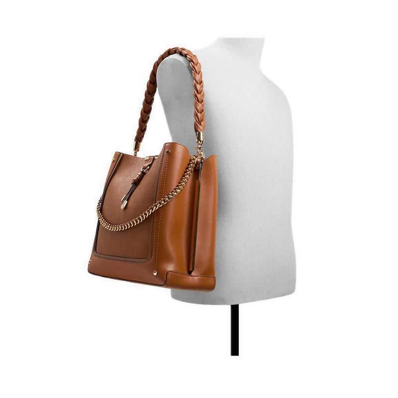 NALAYNA BUCKET - COGNAC