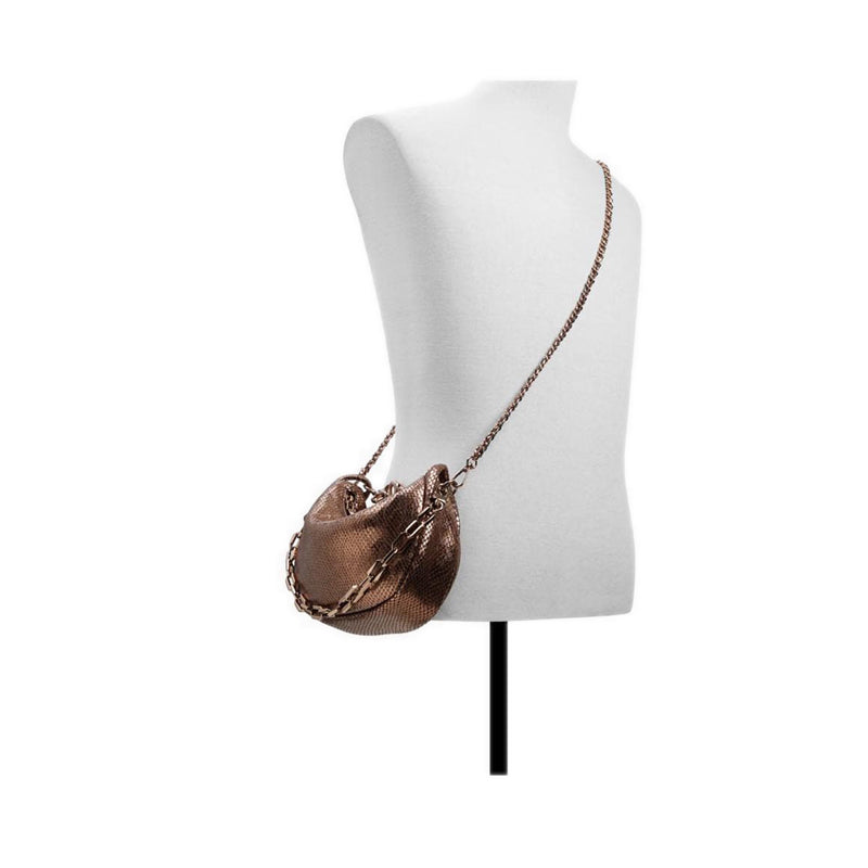 Python Shoulder Bag - Bronze