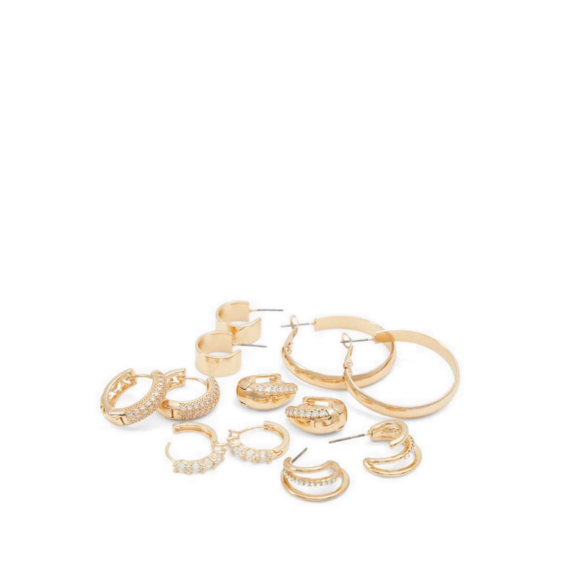 Talalagyn Earrings - Gold/Clear Multi