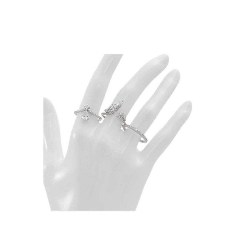 Leraen Rings - Silver/Clear Multi