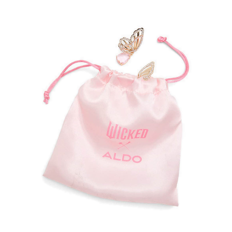 ALDO X Wicked Glindagoodness Earrings - Gold/Clear Multi