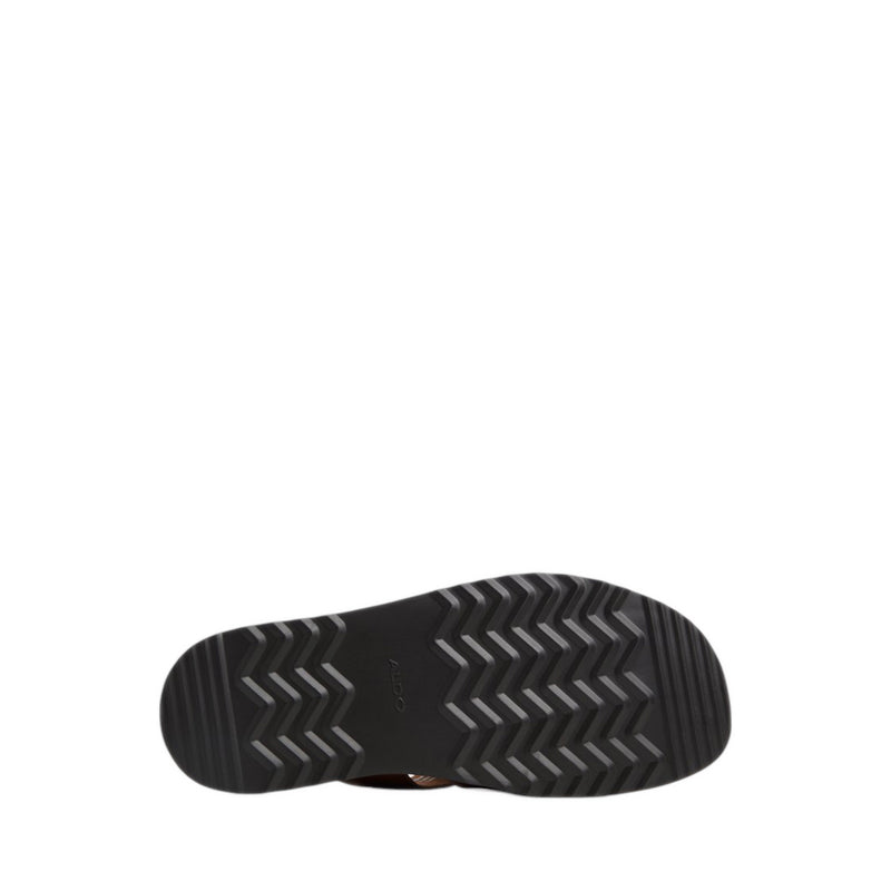 LIGHT FLAT SANDALS - COGNAC