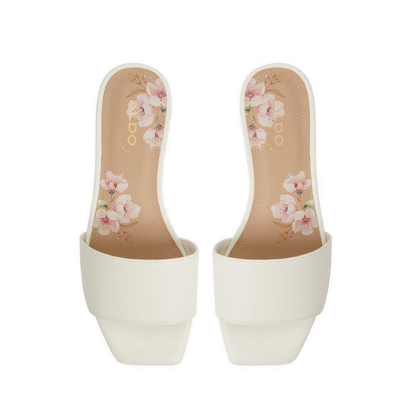 Agnis Heeled Sandals - White