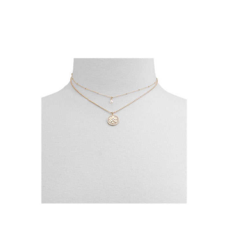 Daodia Necklaces - Gold/Clear Multi