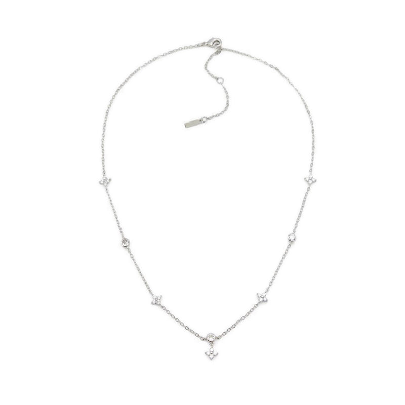 Nanaryn Necklaces Silver/Clear Multi - Main Image