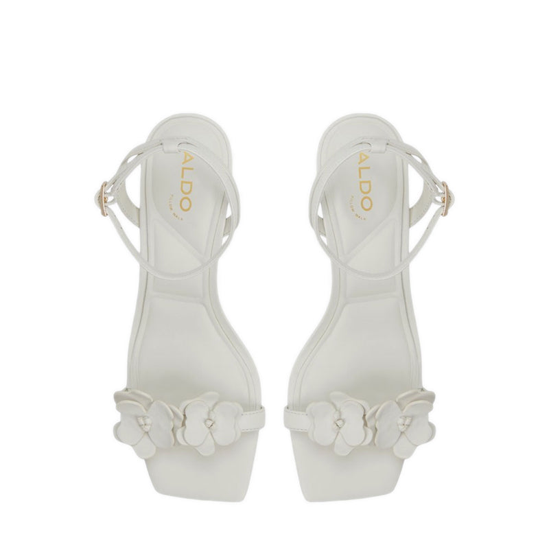 DAISYROSE HEELED SANDALS - WHITE/BONE
