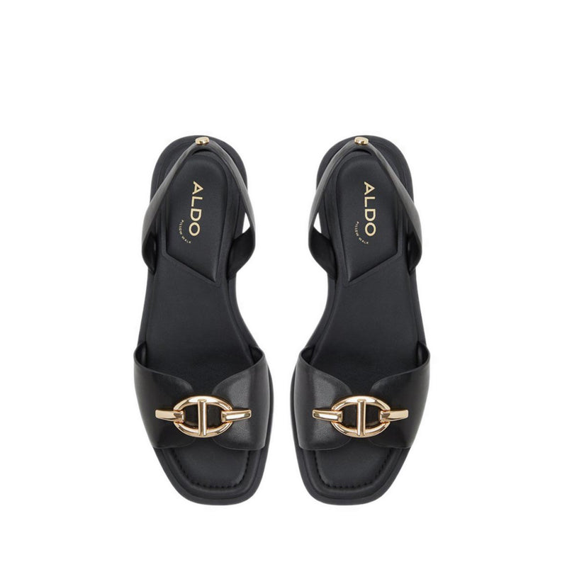 GOASSI FLAT SANDALS - BLACK