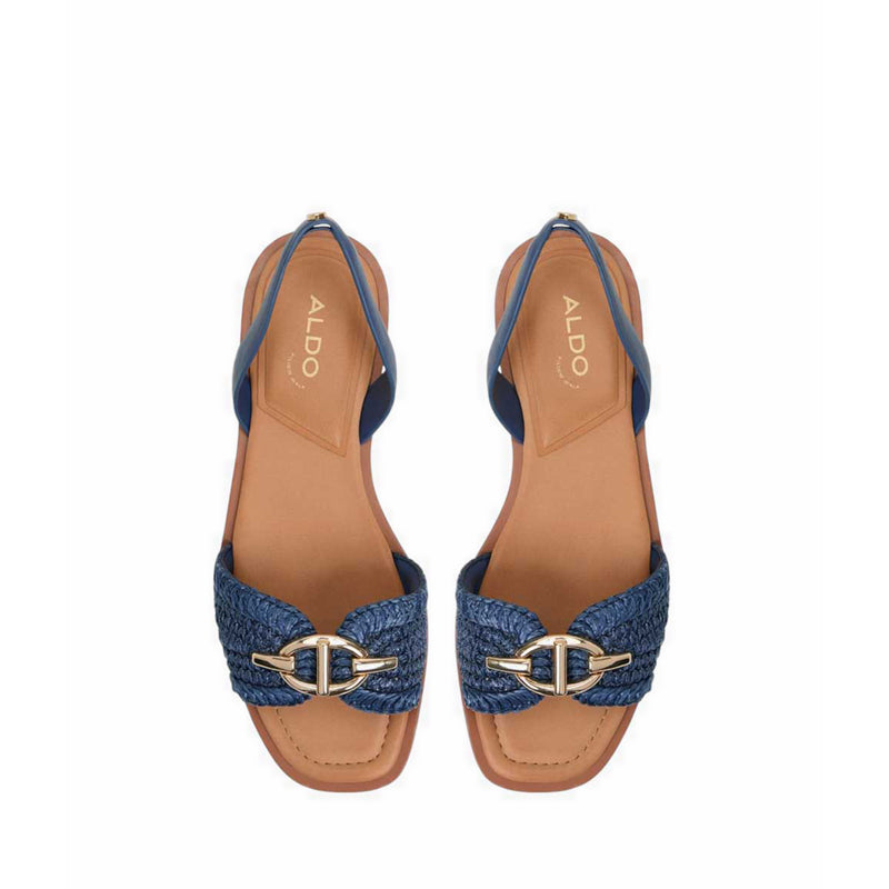 Goassi Flat Sandals - Navy