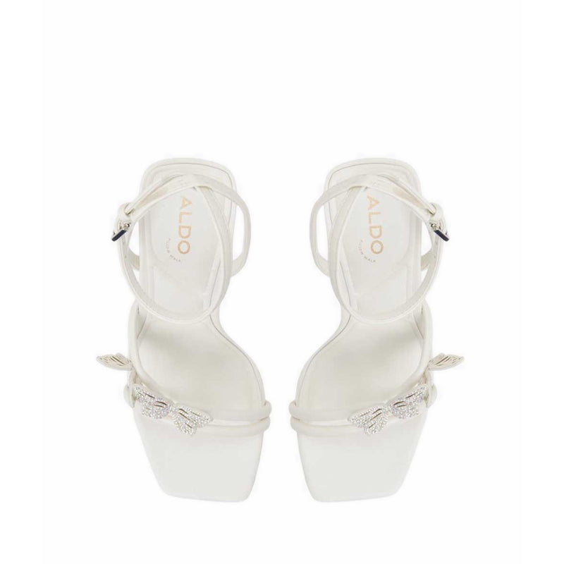 Laylia Heeled Sandals - White/Bone