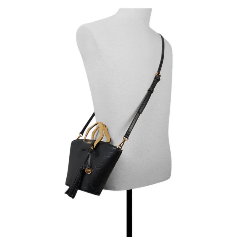 MALEDE SATCHEL - BLACK OVERFLOW