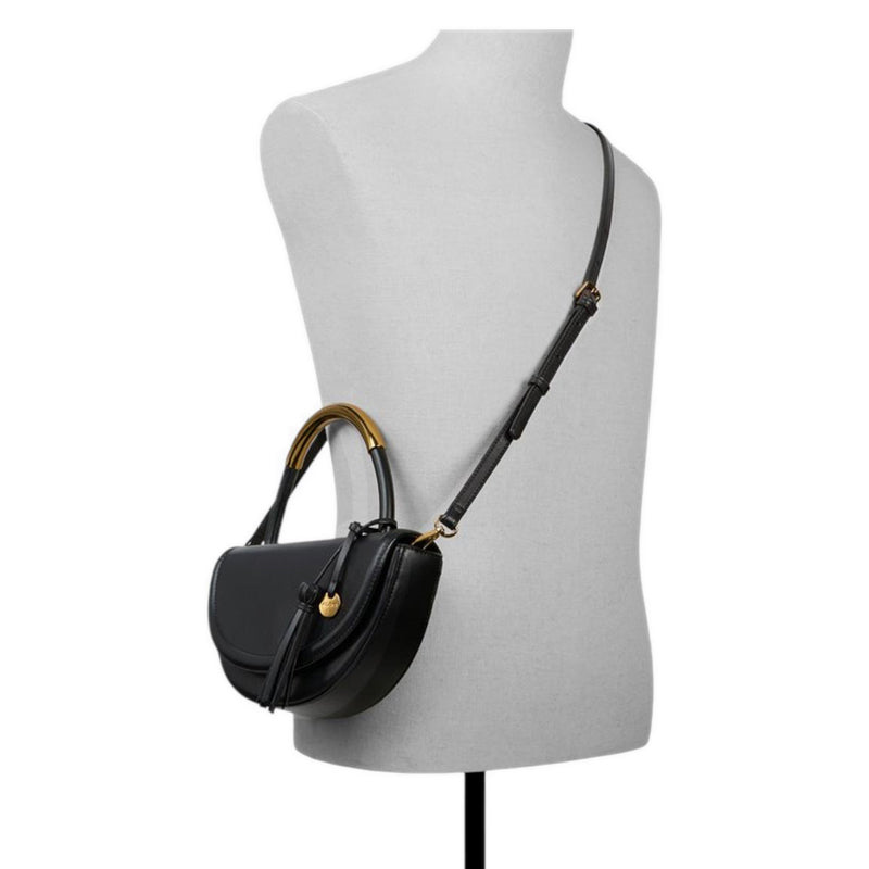 ARINELLA TOP HANDLE - BLACK OVERFLOW