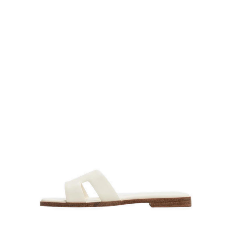 ALDO ITSANDAL FLAT SANDALS - WHITE