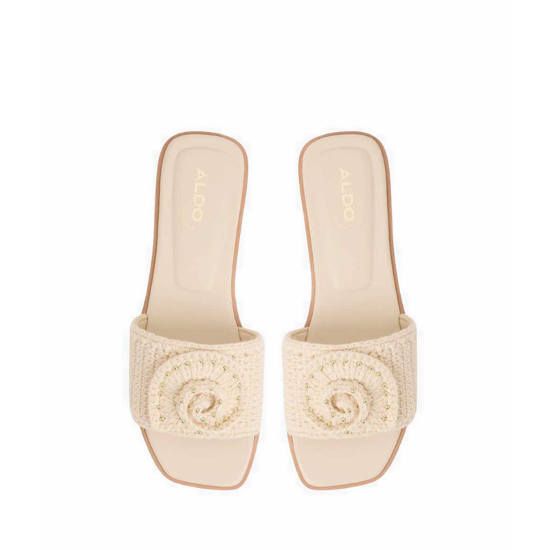 Sabbia Flat Sandals - Light Beige