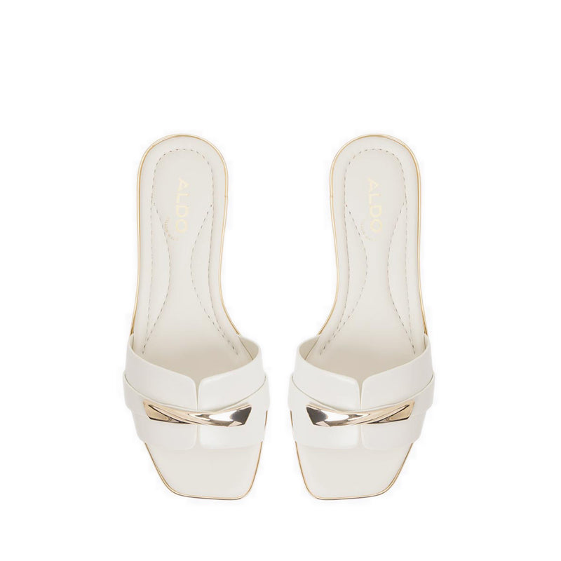 Darlina Flat Sandals - White/Bone