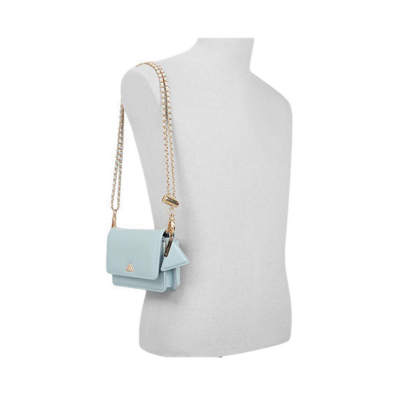 ALDO FITEVERYTHING WALLET ON A CHAIN - BLUE