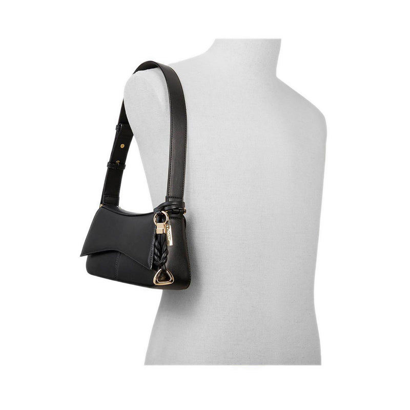 EVENA SHOULDER BAG - BLACK OVERFLOW