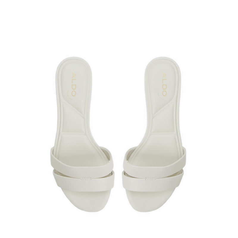 ALDO SCARLETTA HEELED SANDALS - WHITE/BONE