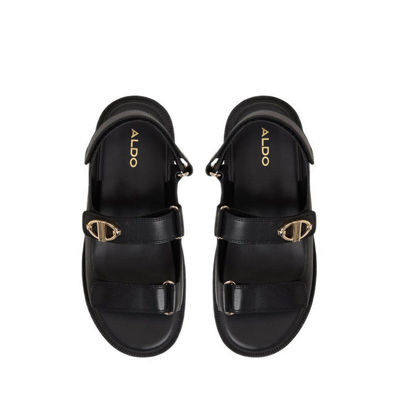 Drirani Wedge Sandals - Black