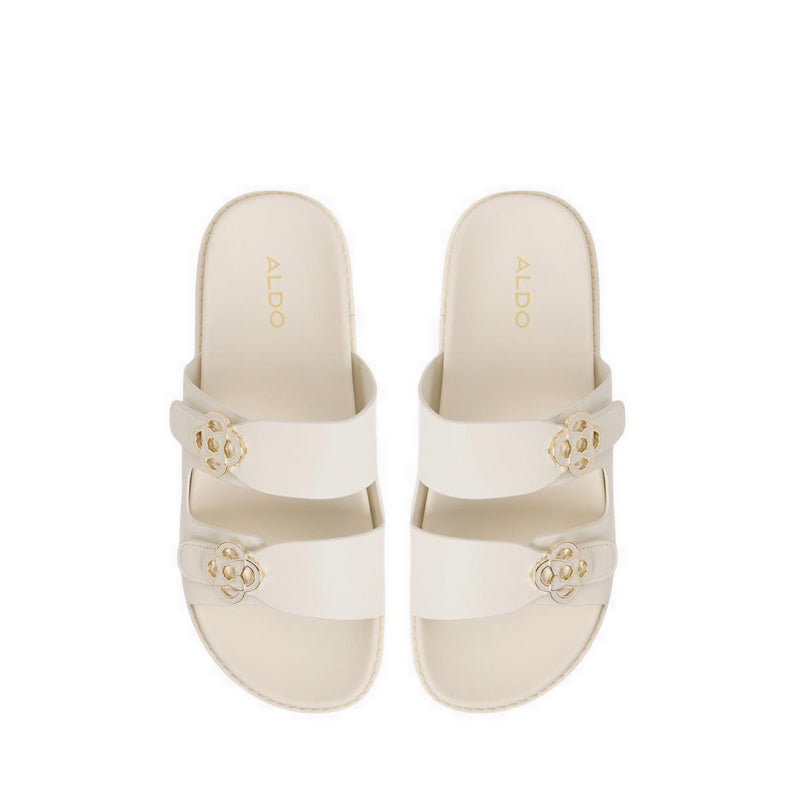 Delainey Footbed Sandals - White/Bone