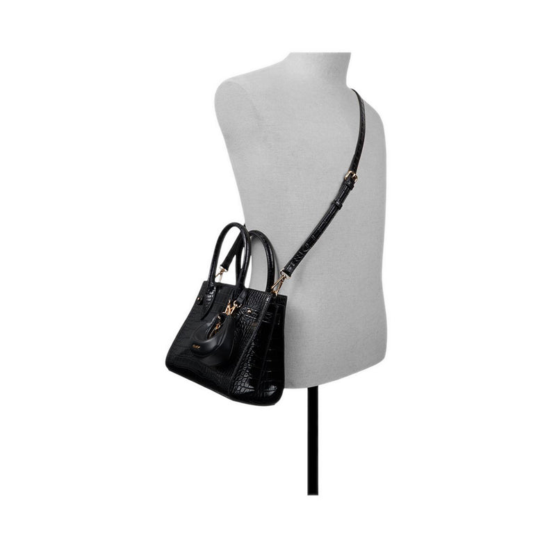 ALDO AURALIE SATCHEL - BLACK