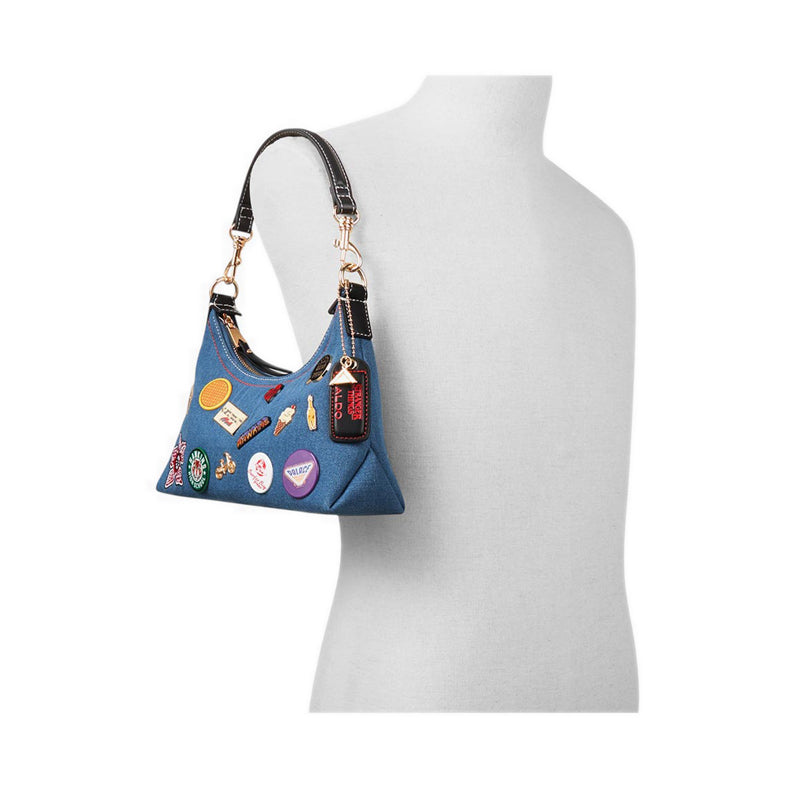 ALDO x Stranger Things CITYOFHAWKINS SHOULDER BAG - DENIM