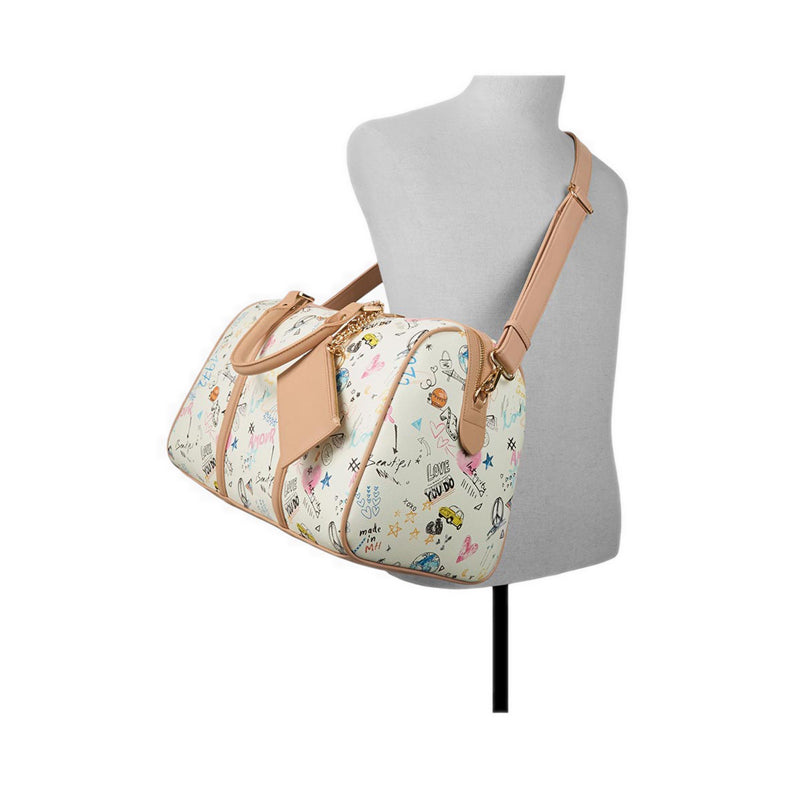 ALDO PHILIPINA DUFFLE - OPEN WHITE