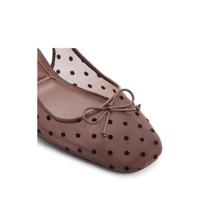 LILYNA HEELED SHOES - OPEN BROWN