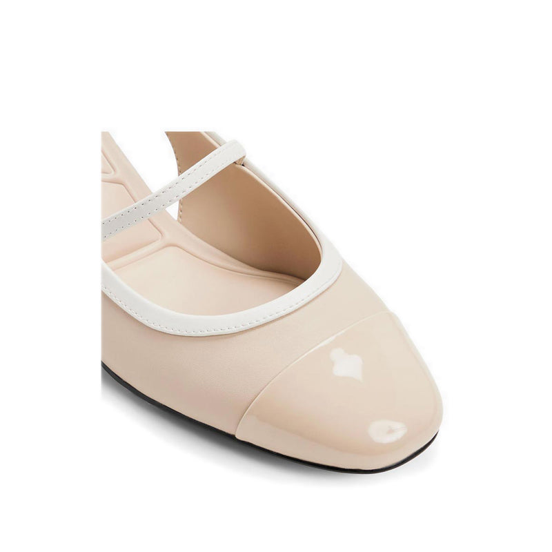 AGGIE HEELED SHOES - MEDIUM BEIGE