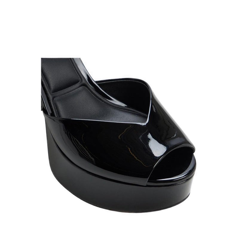 MONNAE HEELED SANDALS - BLACK
