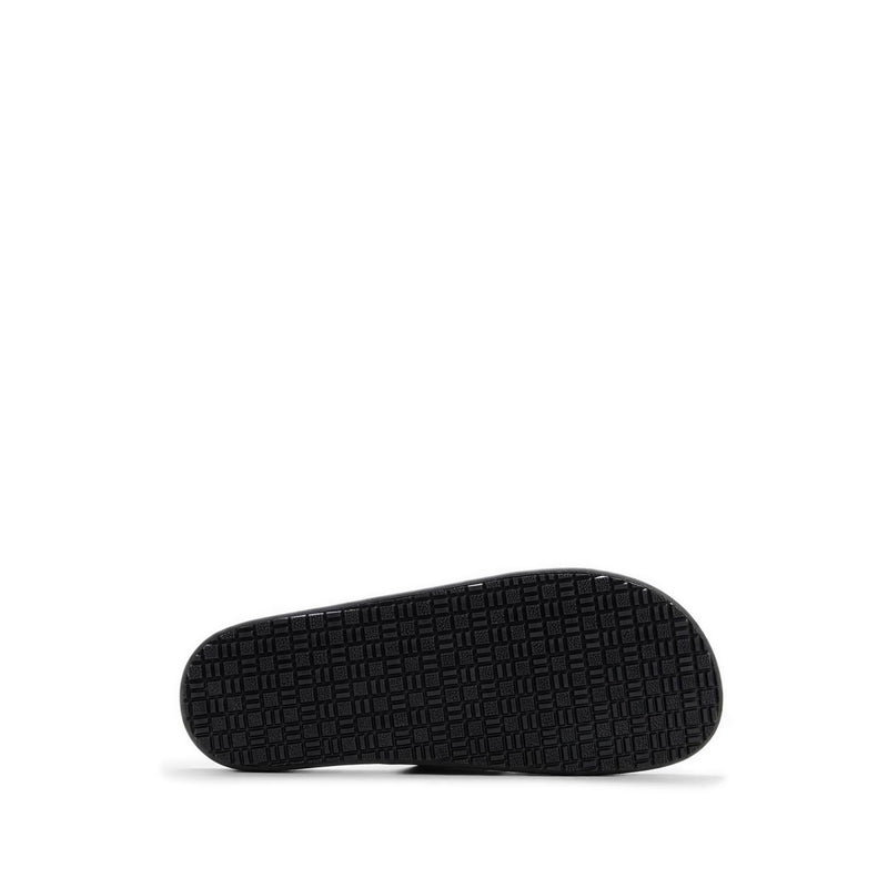 OSKAR FLAT SANDALS - BLACK