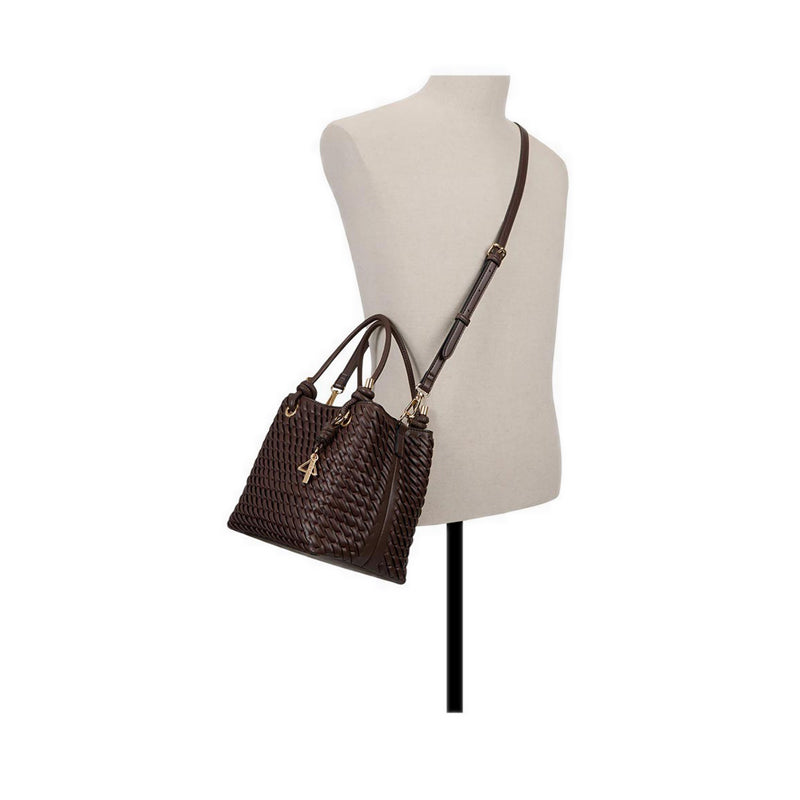 WOVENLILY SATCHEL - BROWN