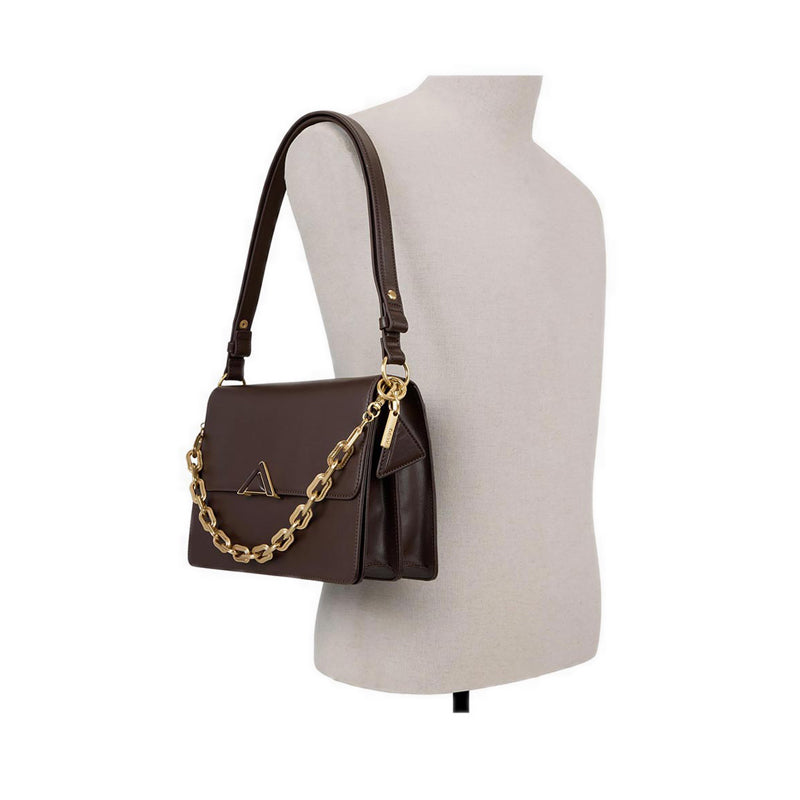 LUXEBAG SHOULDER BAG - BROWN