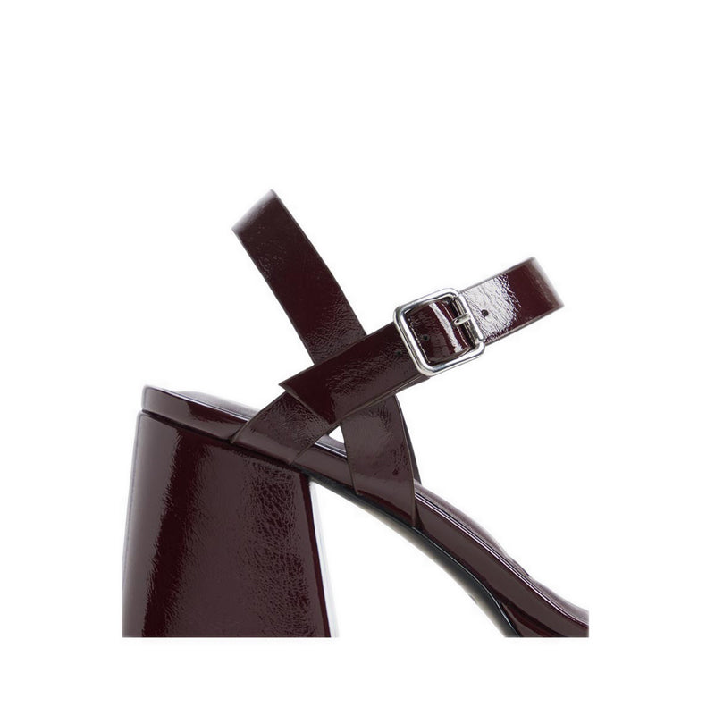 MONTSE-IN HEELED SANDALS - BORDO