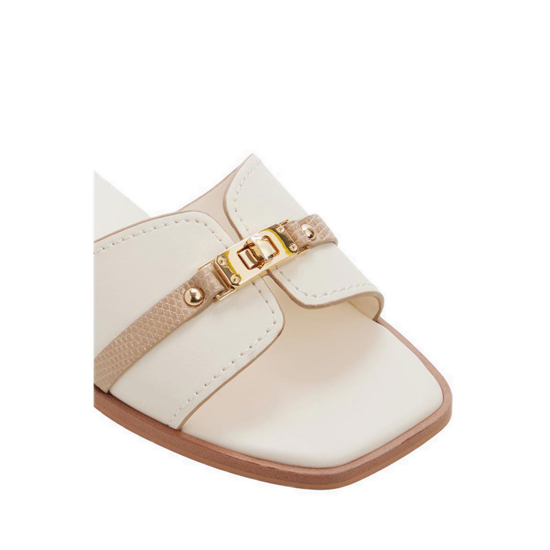 FRANCEA FLAT SANDALS - CREAM