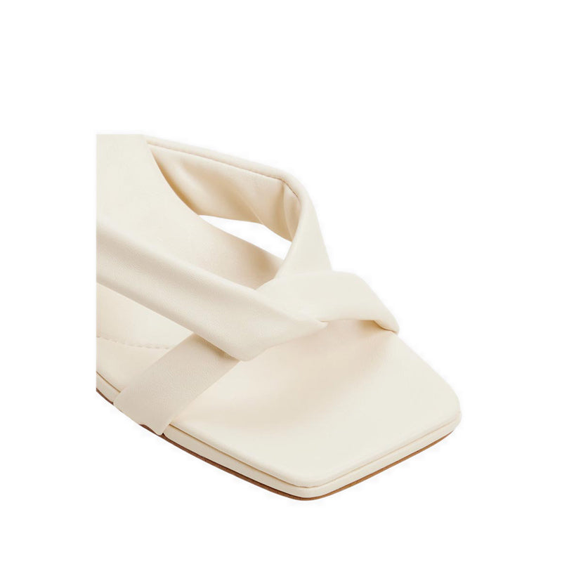 ZENNA HEELED SANDALS - OTHER WHITE