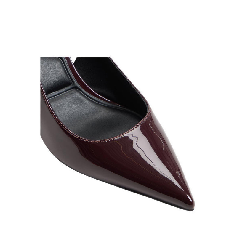 SYLIAAH HEELED SHOES - BURGUNDY