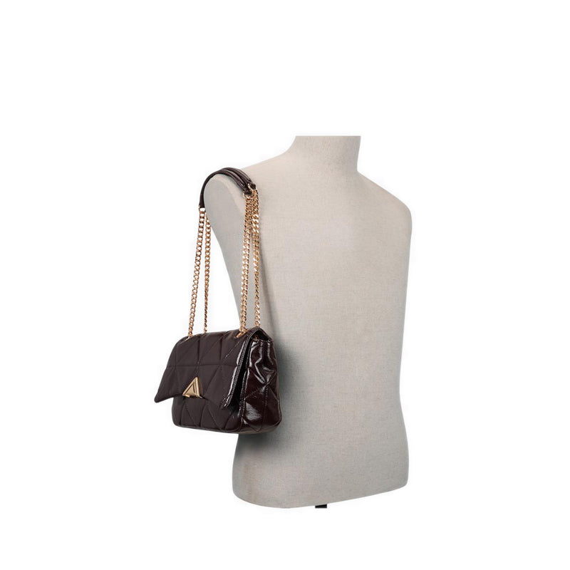 GANELLE CROSS BODY - DARK BROWN