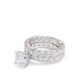Plagens Rings - Silver/Clear Multi