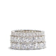 UNIAWEN RINGS - SILVER/CLEAR MULTI