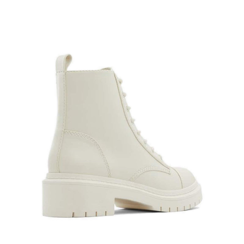 ALDO GOER ANKLE BOOTS - OTHER WHITE