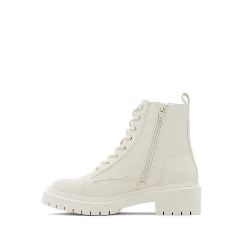 ALDO GOER ANKLE BOOTS - OTHER WHITE