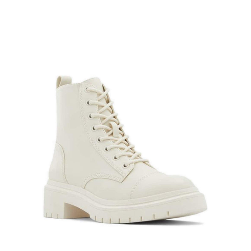 ALDO GOER ANKLE BOOTS - OTHER WHITE