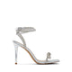 BARRONA HEELED SANDALS - SILVER