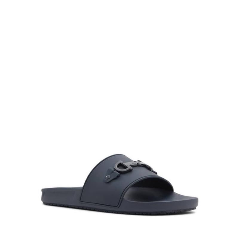 ALDO Loungeslide FLAT SANDALS - NAVY