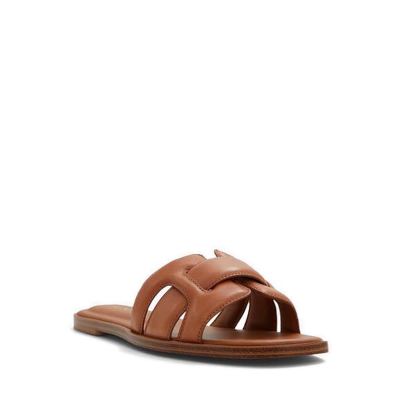 ALDO ELENAA FLAT SANDALS - MEDIUM BROWN