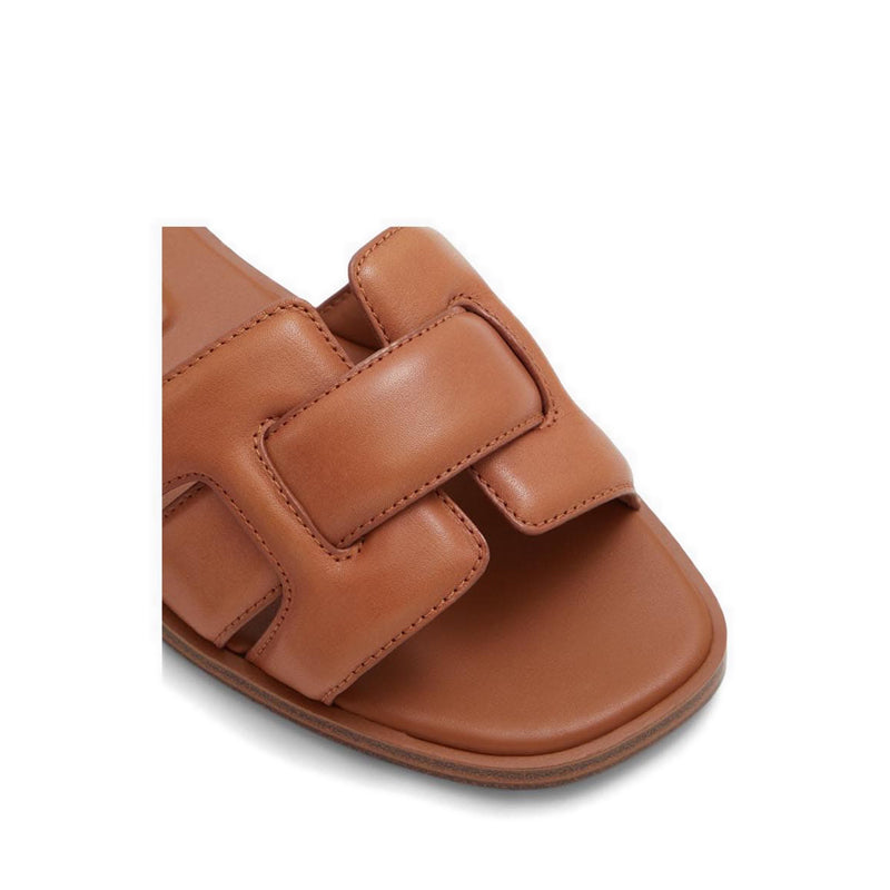 ALDO ELENAA FLAT SANDALS - MEDIUM BROWN