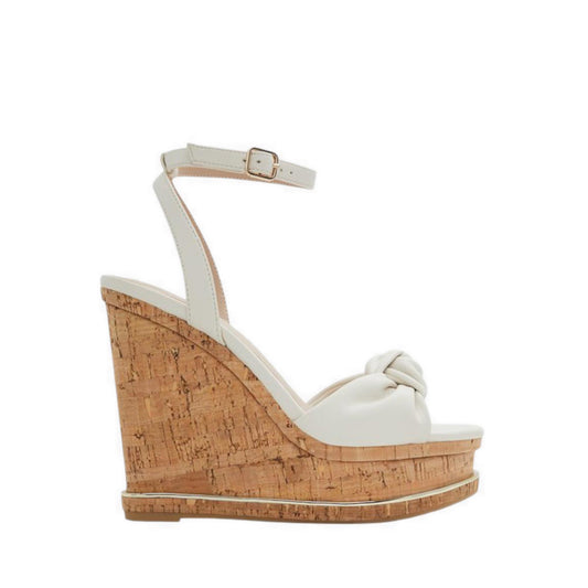 Barykin Wedge Sandals - Open White