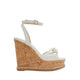 Barykin Wedge Sandals - Open White